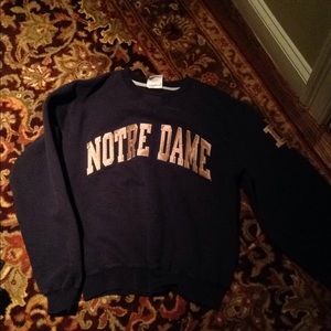 norte dame crew neck